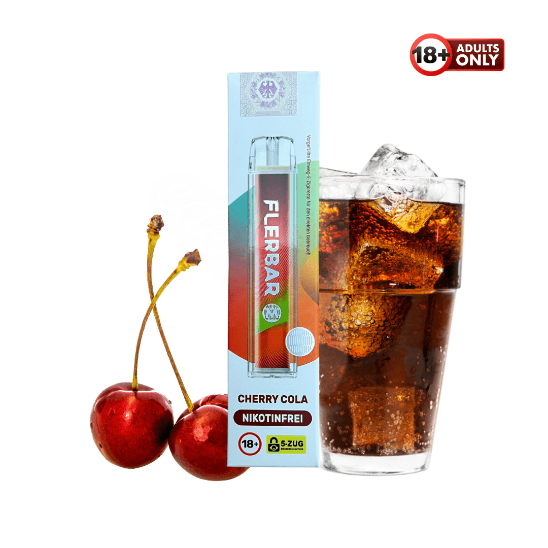 Flerbar M Vape Cherry Cola Nikotinfrei - EdenVape24
